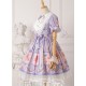 Strawberry Witch Blueberry Dolly Collar Short Sleeve One Piece